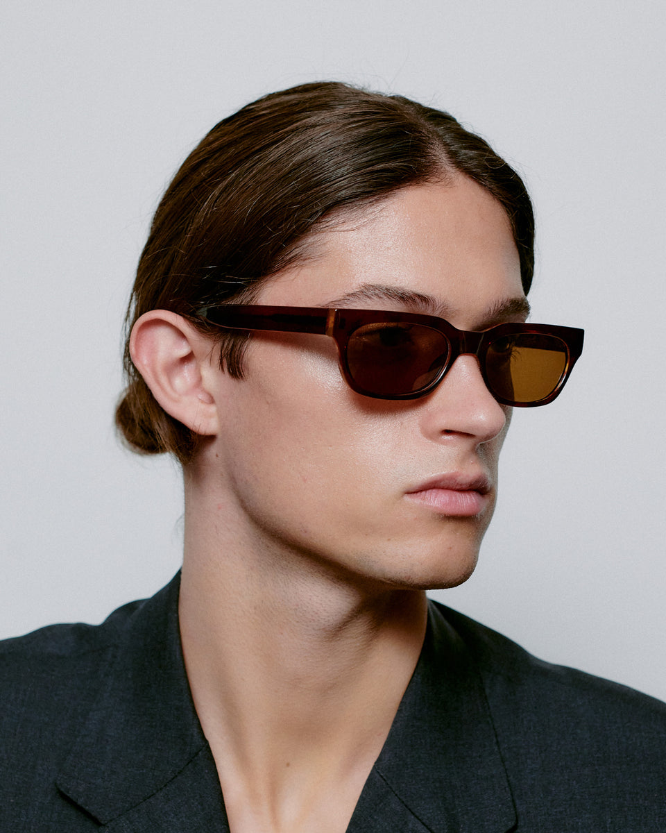 AKjaerbede Bror Zonnebril Brown - Demi Light Brown Transparent