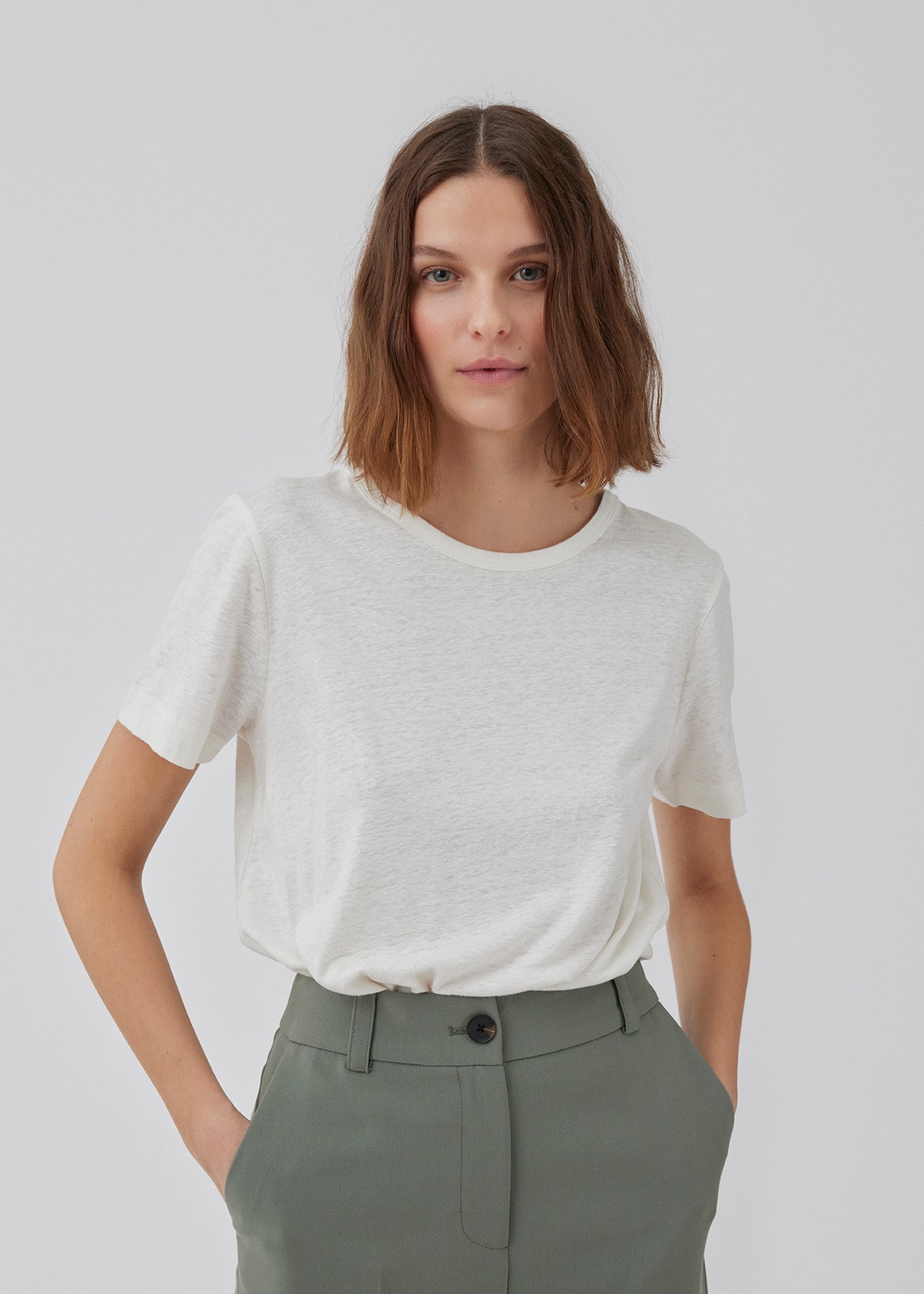 Modstrom Holt T-Shirt Soft White