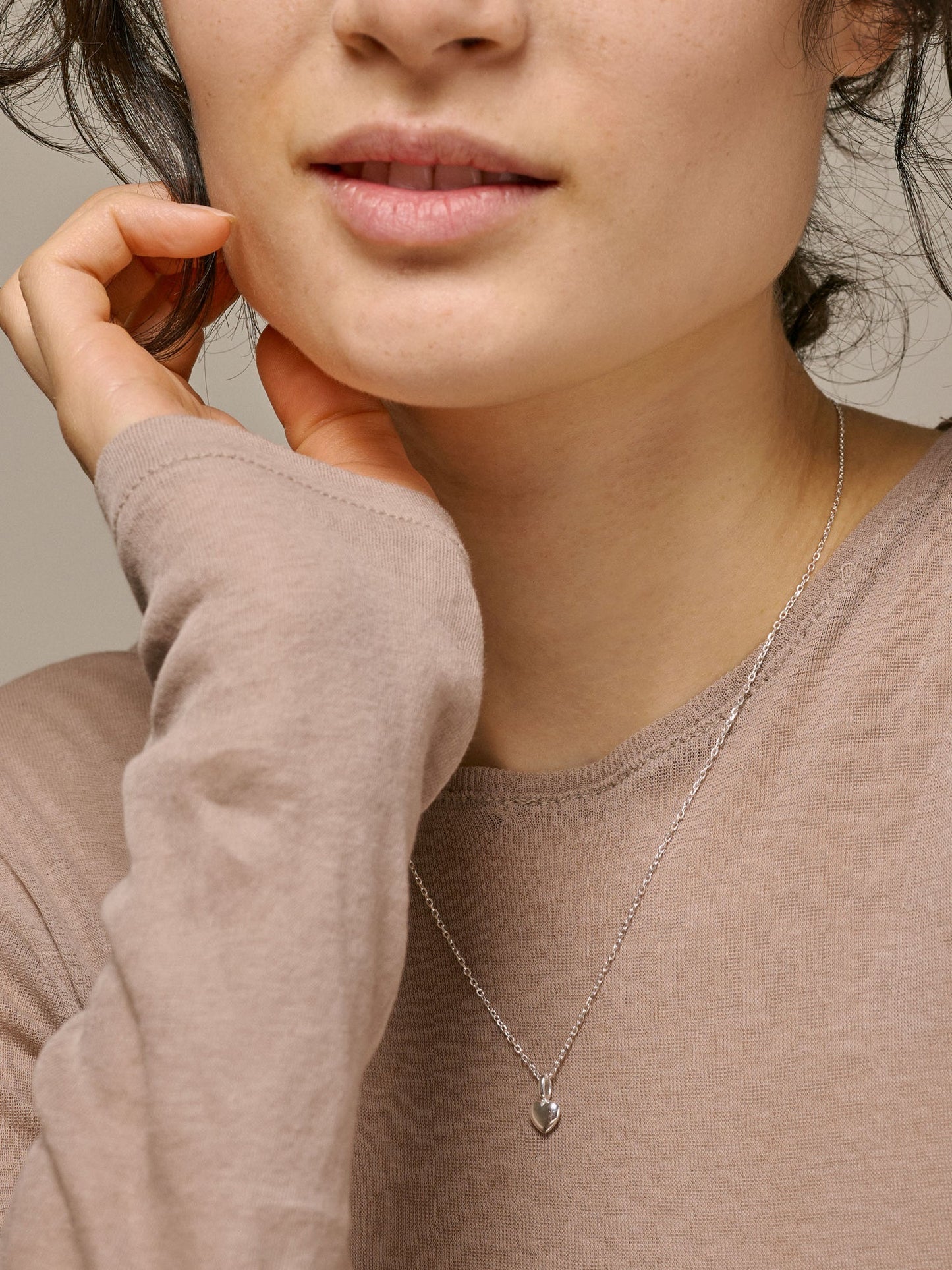 Enamel Copenhagen Amore Necklace Silver