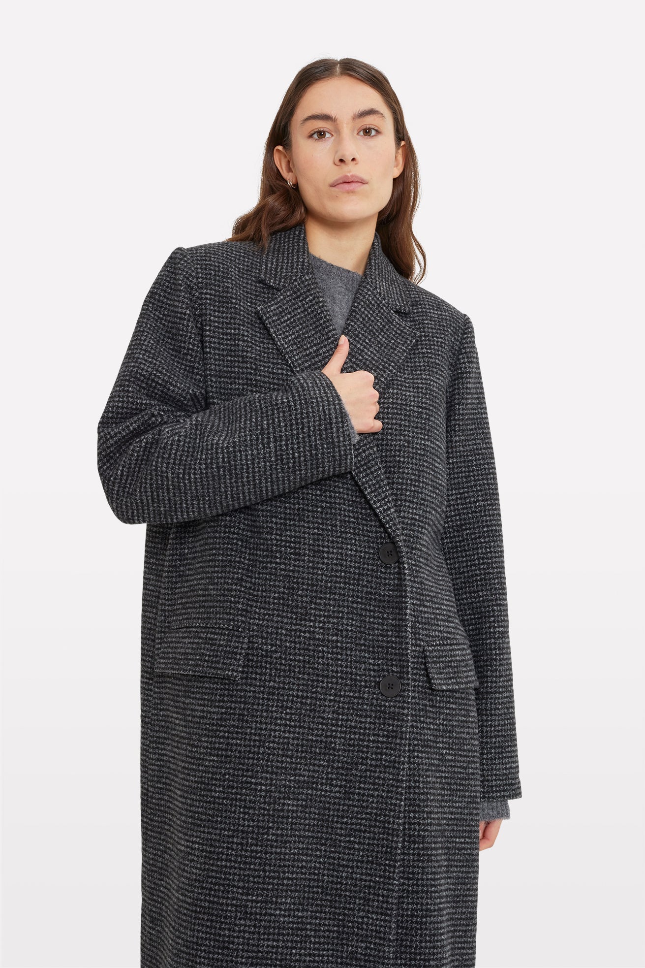 Envii Kate Jacket Black White Checked