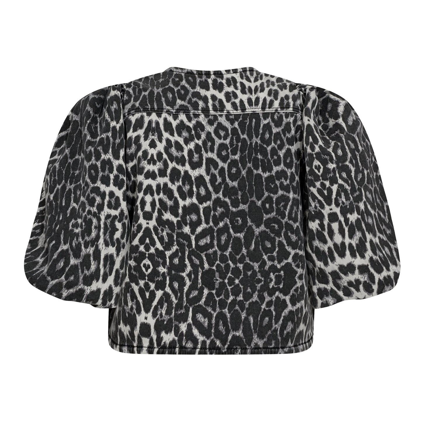 Co Couture Leo Bow Blouse Dark Grey