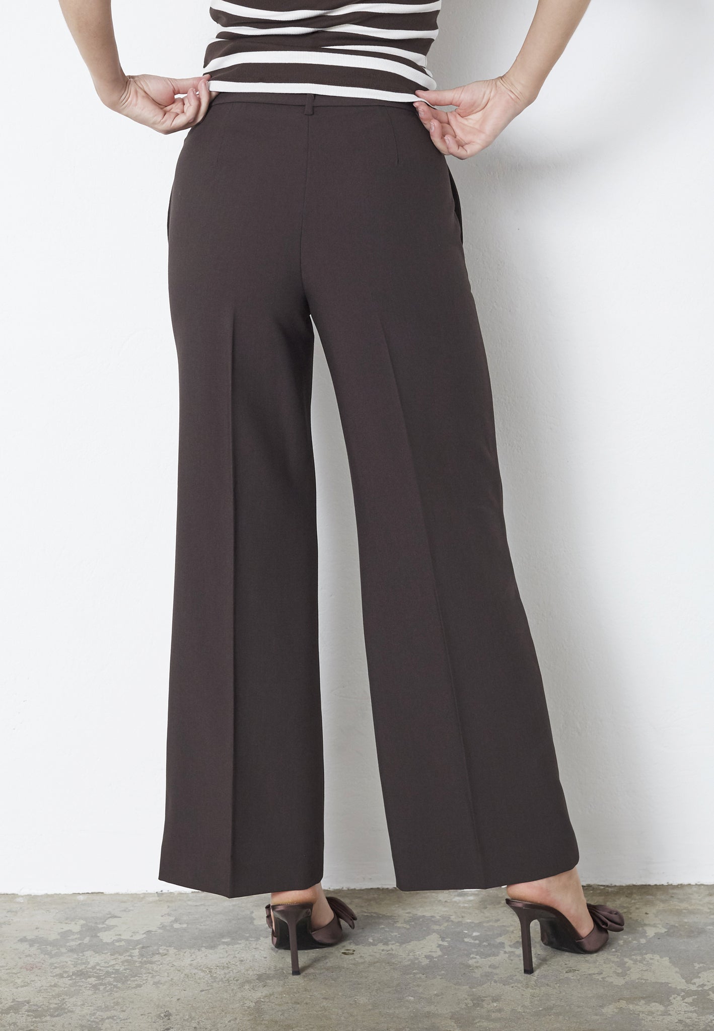 co'couture Vola Pant Dark Brown