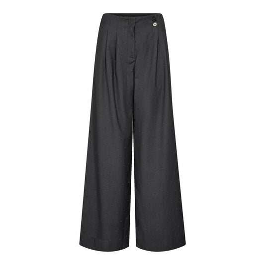 Co Couture Saga Pleat Pant Mid Grey