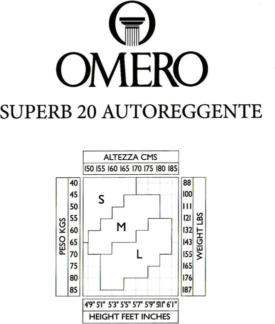 Omero Superb Panty 20den Stay Up Beige