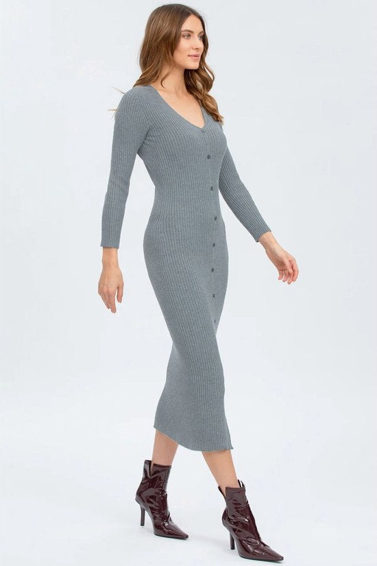 PB Bella Dress Light Grey