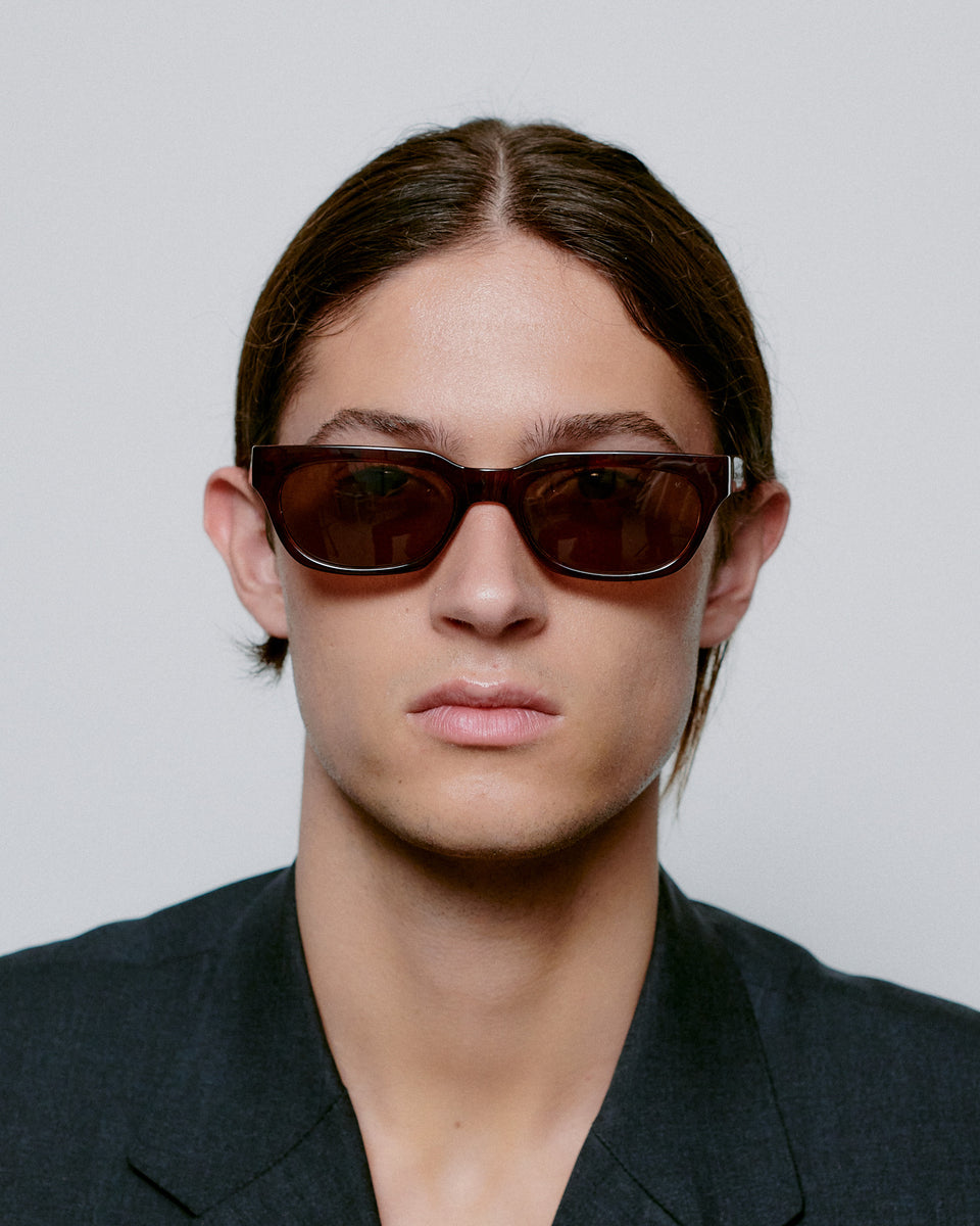 AKjaerbede Bror Zonnebril Brown - Demi Light Brown Transparent