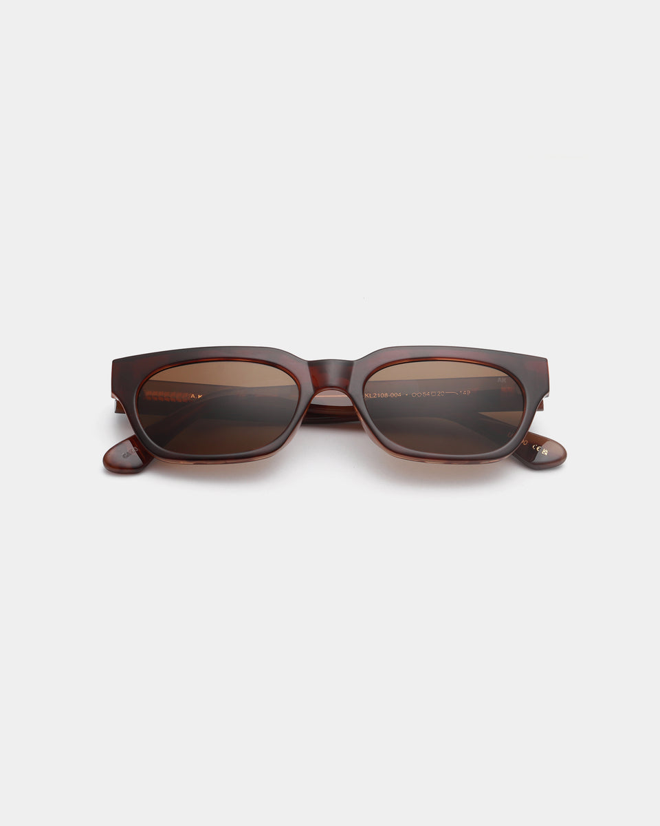 AKjaerbede Bror Zonnebril Brown - Demi Light Brown Transparent