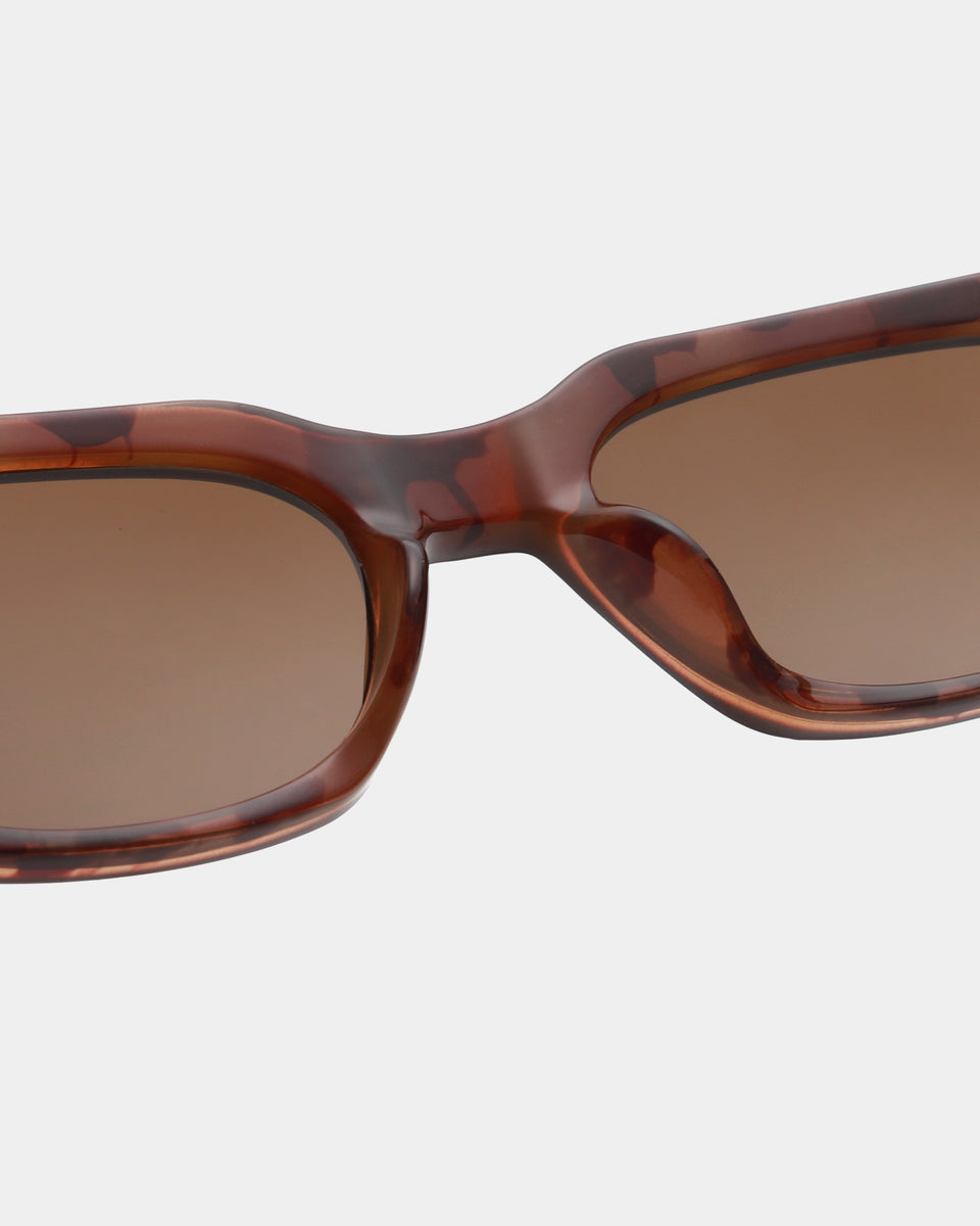 AKjaerbede Bror Zonnebril Brown - Demi Light Brown Transparent