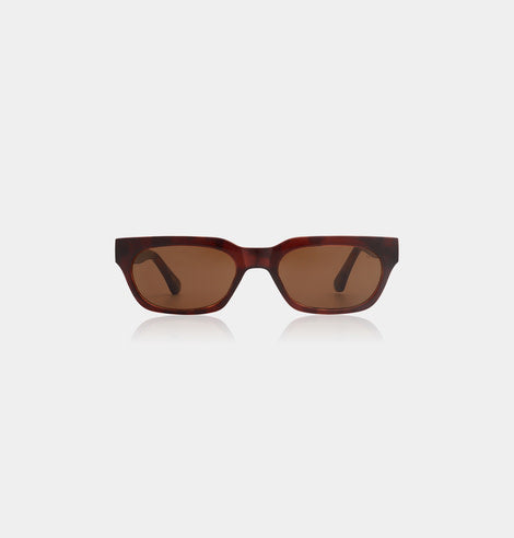 AKjaerbede Bror Zonnebril Brown - Demi Light Brown Transparent