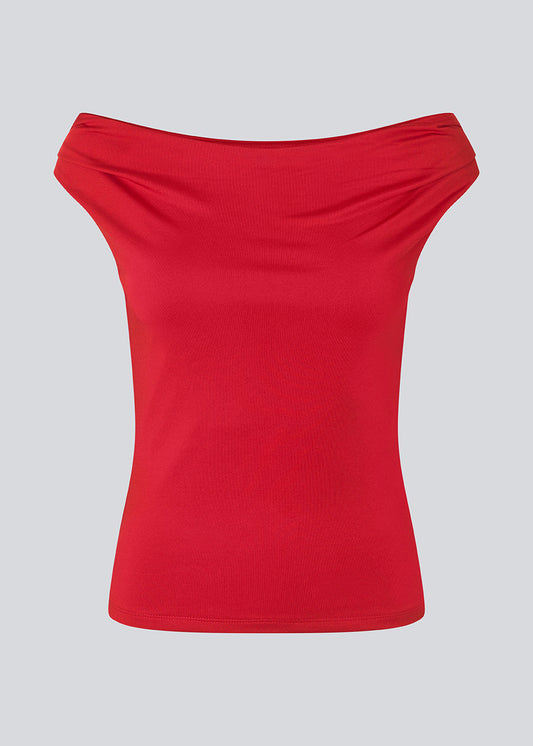Modstrom Hima Off Shoulder Racing Red