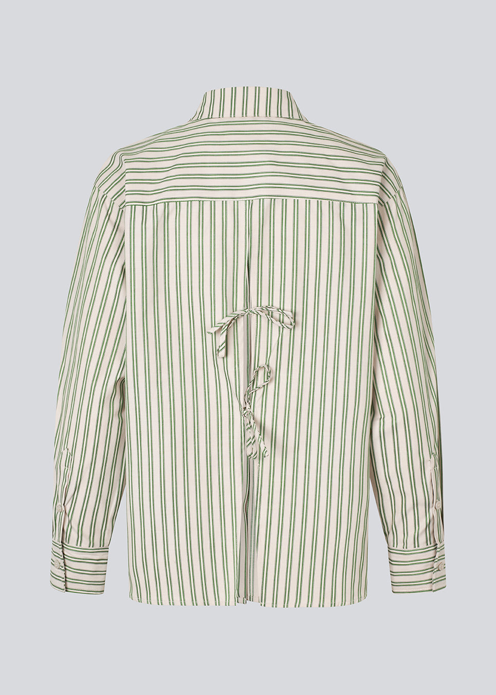 Modstrom Mille Stripe Shirt Medium Green