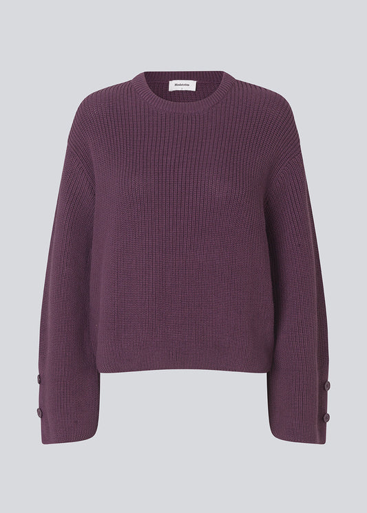 Modstrom Rosa O-Neck Winter Bloom