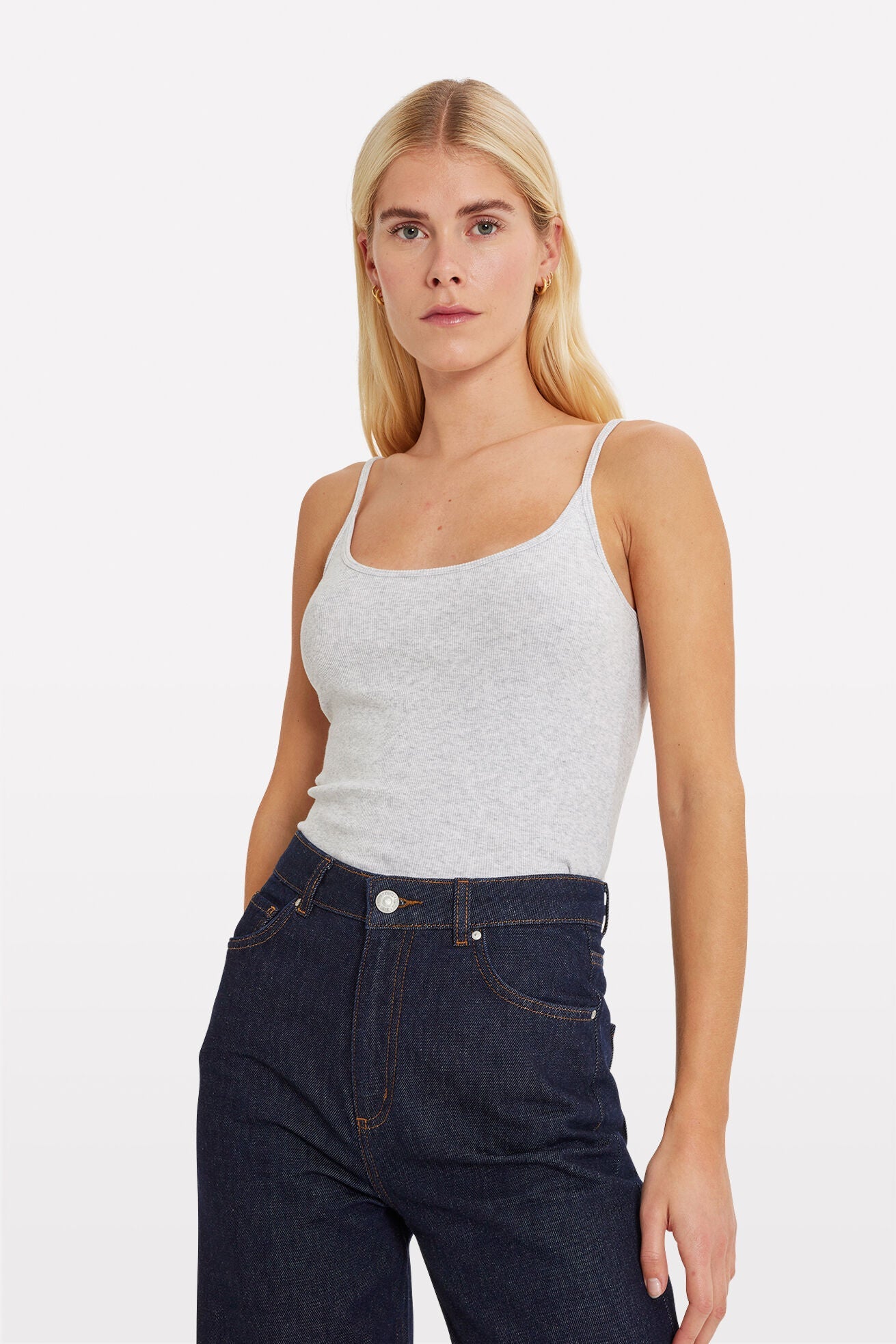 Envii Enally Top Light Grey Melange