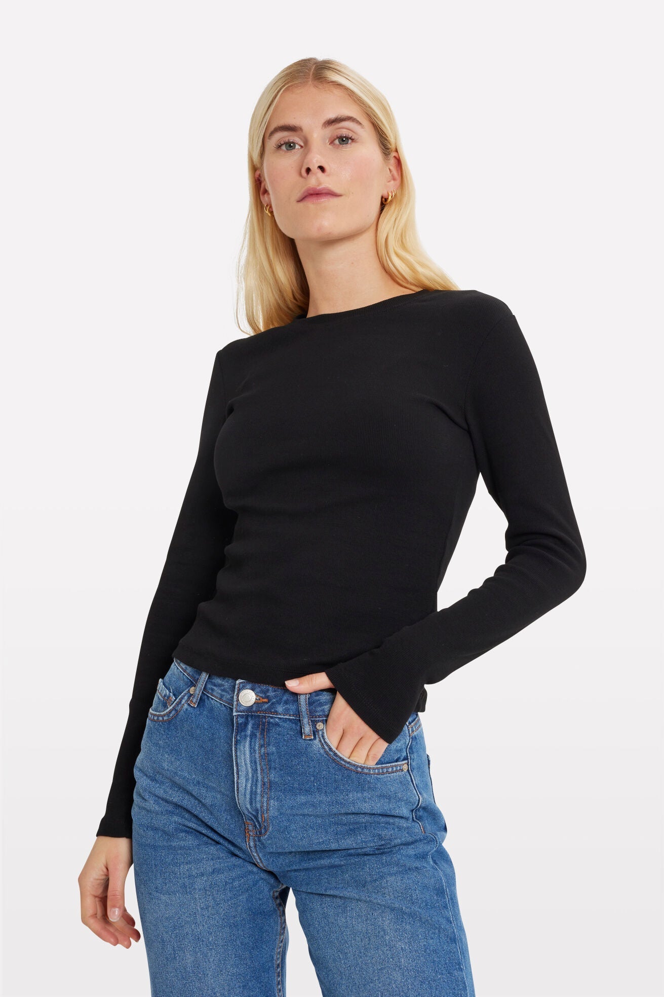 Envii Enally Long Sleeve Tee Black