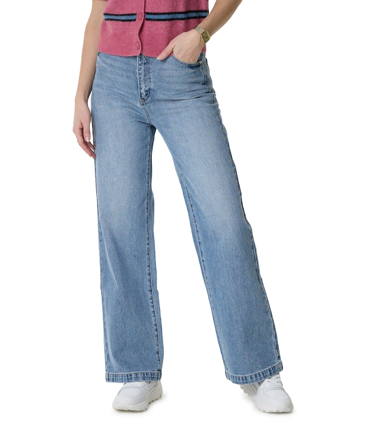 Abrand Jeans High Wide Jeans Liv Light Vintage Blue