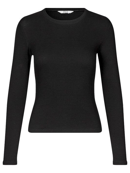 Envii Enally Long Sleeve Tee Black