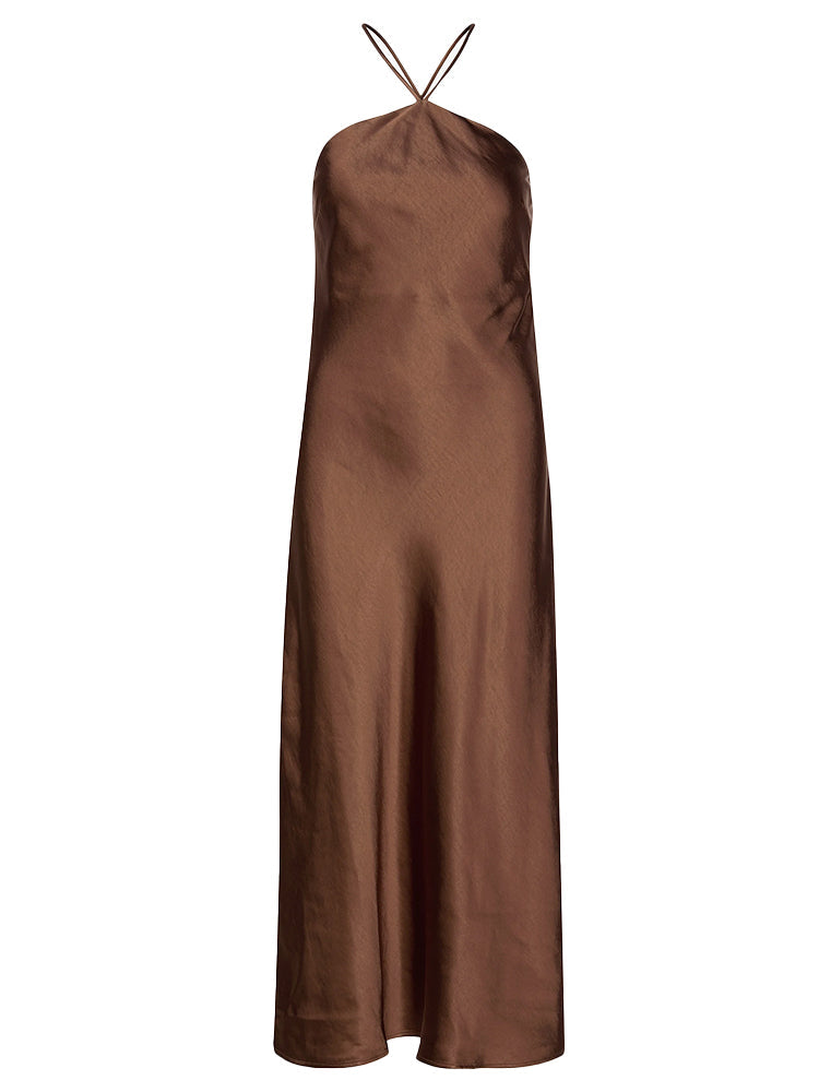 Envii Papaya Midi Dress Chestnut