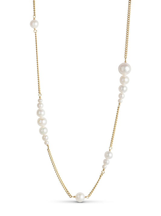 Enamel Copenhagen Carmen Necklace Pearl Gold
