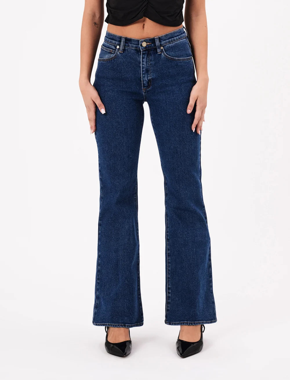 Abrand Jeans Boot Cut Jeans Bella Mid Blue