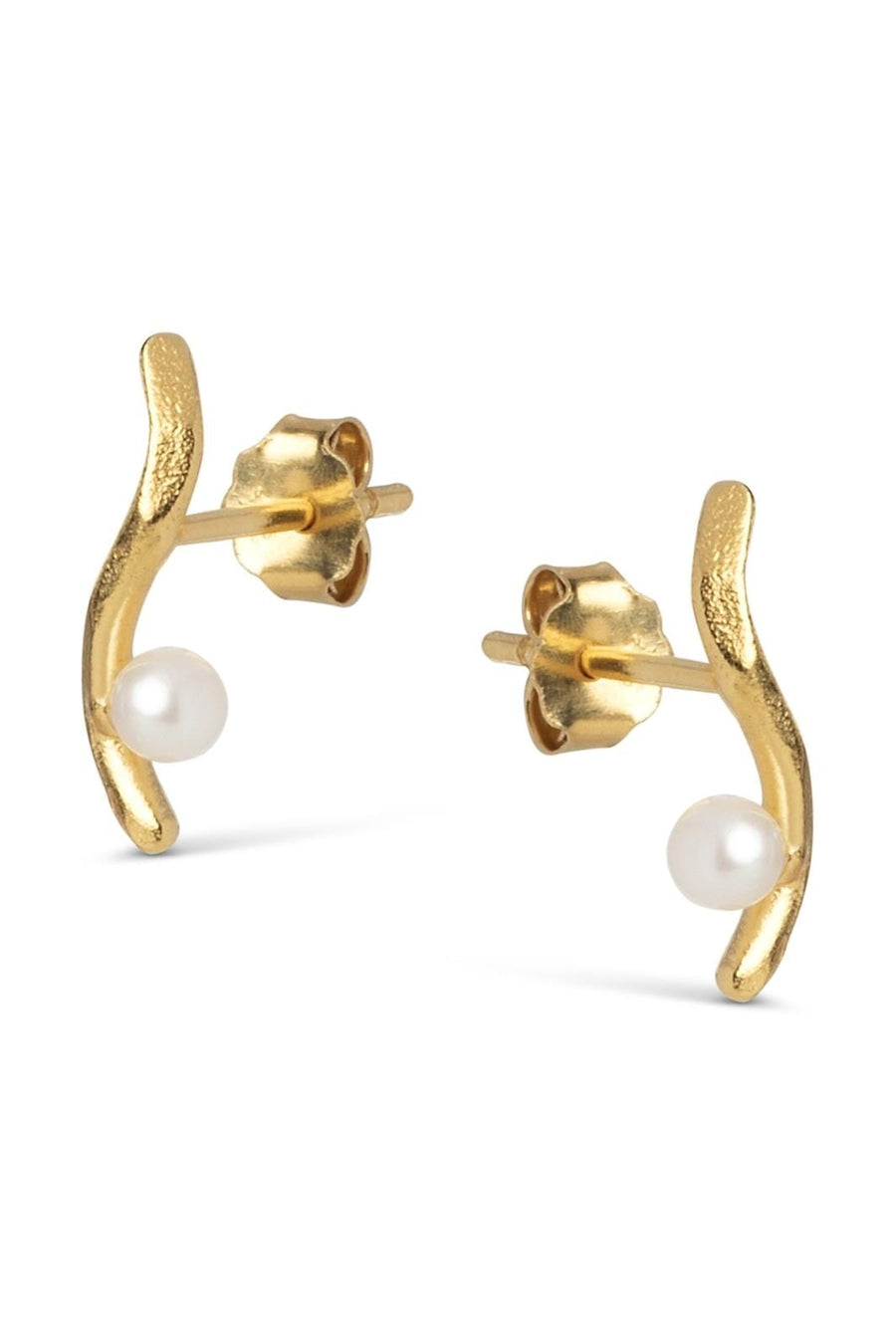 Enamel Copenhagen Studs Evie Ivory