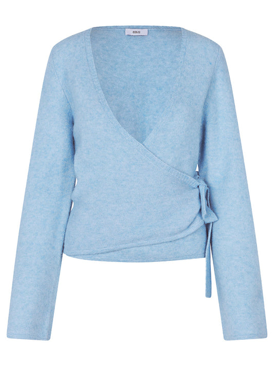 Envii Ada V-Neck Knit Clear SkyMelange