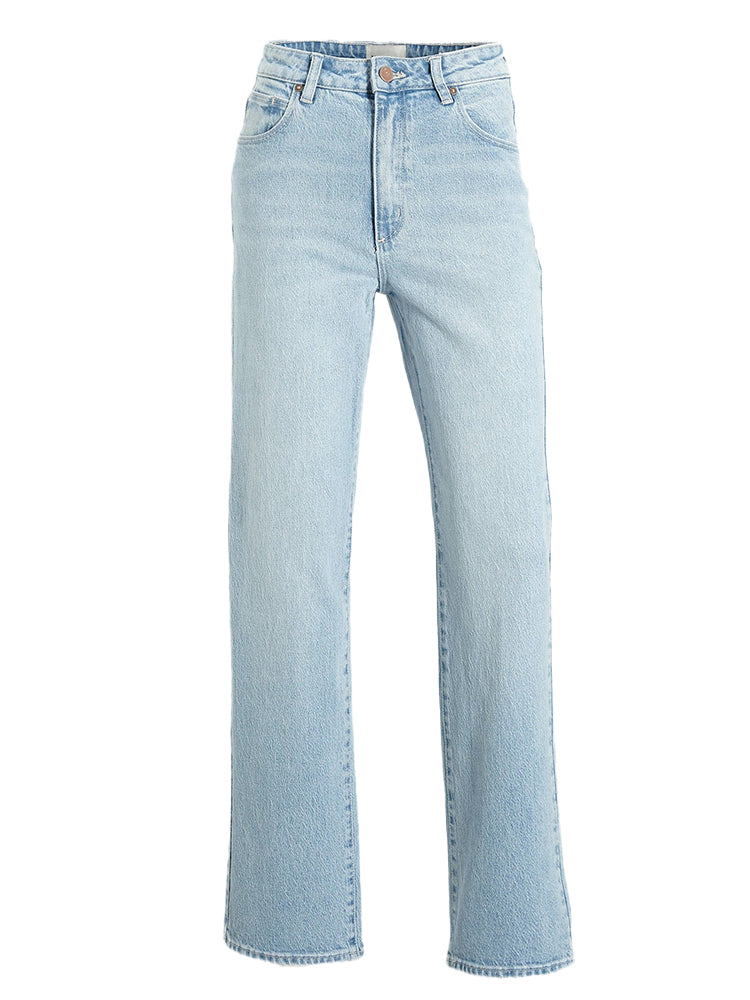Abrand Jeans High Straight Jeans Light Blue Gina