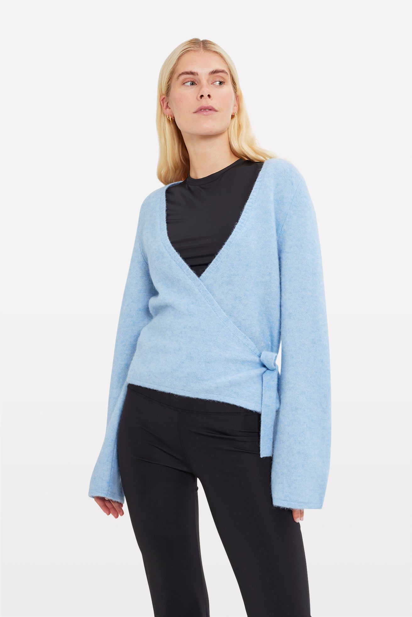 Envii Ada V-Neck Knit Clear SkyMelange